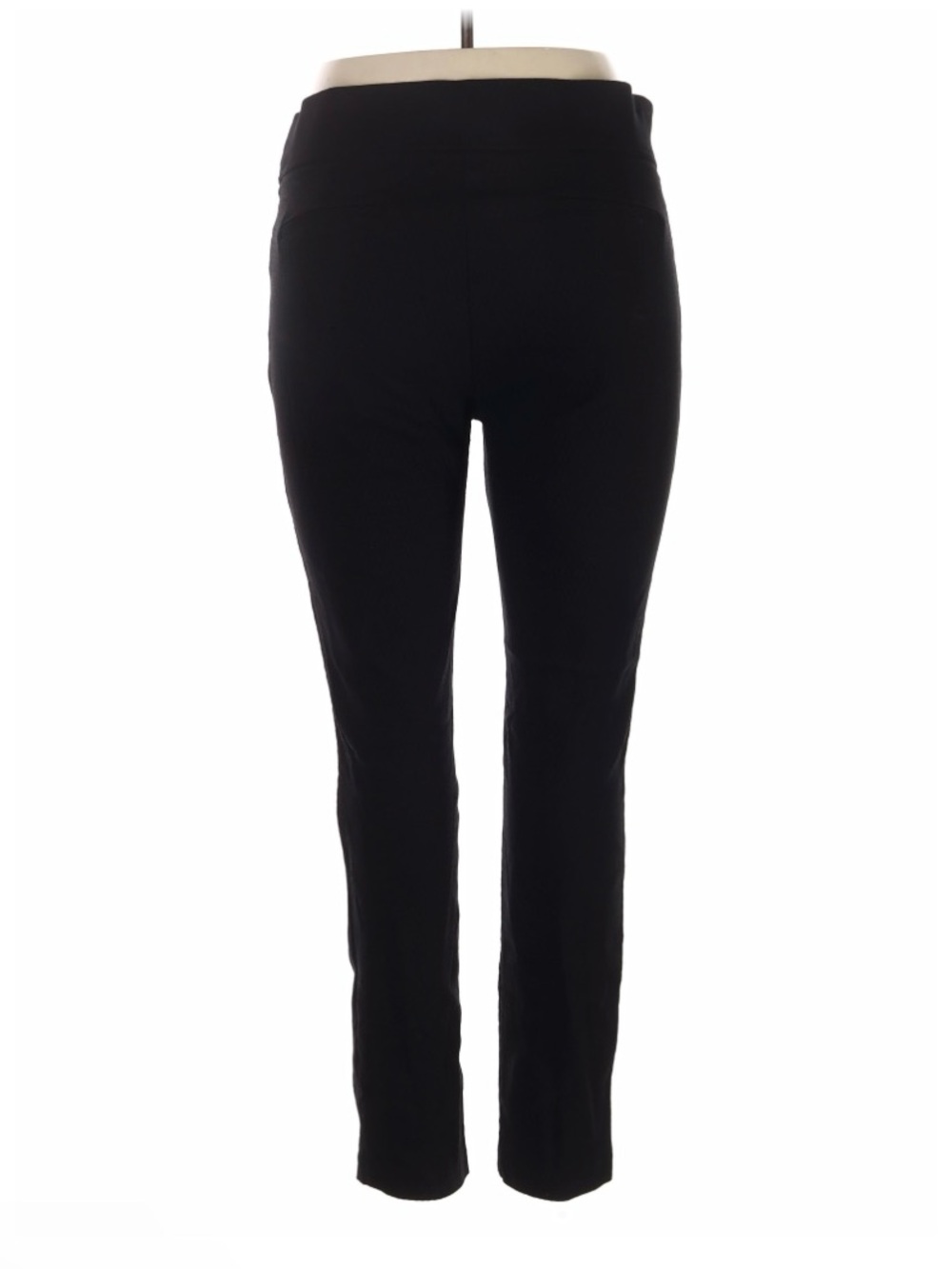 Rafaella Black Skinny-to-Straight Ponte Pants Size 8 NWT